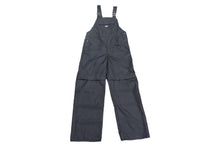 画像をギャラリービューアに読み込む, PRADA プラダ リナイロン オーバーオール トライアングルロゴ ICタグ イタリア製 ナイロン ブラック サイズ48 美品 中古 67334