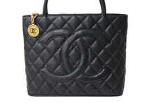 画像をギャラリービューアに読み込む, 極美品 CHANEL シャネル 1804 復刻トートバッグ ハンドバッグ 7番台 グレインドカーフスキン ブラック シルバー金具 中古 67335