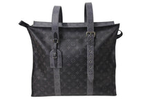 画像をギャラリービューアに読み込む, 極美品 LOUISVUITTON ルイヴィトン カバジップGM トートバッグ M45379 モノグラム エクリプス リバース ブラック 中古 67336