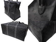 画像をギャラリービューアに読み込む, 極美品 LOUISVUITTON ルイヴィトン カバジップGM トートバッグ M45379 モノグラム エクリプス リバース ブラック 中古 67336
