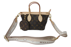 新品未使用 LOUISVUITTON ルイヴィトン ハンドバッグ ネヴァーフル BB ブラウン モノグラムキャンバス レザー M46705 ゴールド金具 67337