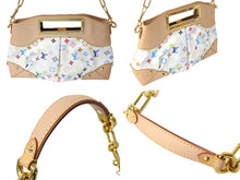 画像をギャラリービューアに読み込む, 新品同様 LOUIS VUITTON ルイヴィトン ショルダーバッグ ジュディMM M40255 モノグラムマルチカラー ホワイト 中古 67399