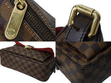 画像をギャラリービューアに読み込む, 極美品 LOUIS VUITTON ルイヴィトン ショルダーバッグ ラヴェッロGM ダミエ N60006 スト付き ブラウン ゴールド金具 中古 67340