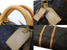 Load image into Gallery viewer, LOUIS VUITTON ルイヴィトン キーポル55 M41424 ボストンバッグ モノグラムキャンバス ブラウン 美品 中古 67348