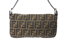 Load image into Gallery viewer, FENDI フェンディ ズッカ柄 マンマバケット ハンドバッグ 2354/26424/009 レザー ブラウン 美品 中古 67350