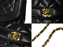 画像をギャラリービューアに読み込む, CHANEL シャネル ダイアナ25 マトラッセチェーンショルダーバッグ ココマーク 3番台 ラムスキン ブラウン ゴールド 美品 中古 67354