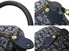 画像をギャラリービューアに読み込む, ChristianDior クリスチャンディオール トロッター オブリーク 2WAY ボストンバッグ ショルダーバッグ ブルー 美品 中古 67357