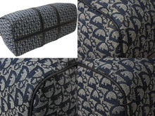 画像をギャラリービューアに読み込む, ChristianDior クリスチャンディオール トロッター オブリーク 2WAY ボストンバッグ ショルダーバッグ ブルー 美品 中古 67357