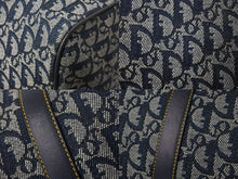 画像をギャラリービューアに読み込む, ChristianDior クリスチャンディオール トロッター オブリーク 2WAY ボストンバッグ ショルダーバッグ ブルー 美品 中古 67357