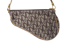 Load image into Gallery viewer, Christian Dior クリスチャンディオール トロッター サドルポーチ ワンショルダー ブラウン MC1001 美品 中古 67359