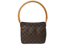 画像をギャラリービューアに読み込む, LOUIS VUITTON ルイヴィトン ハンドバッグ ルーピングMM ブラウン M51146 美品 中古 67360