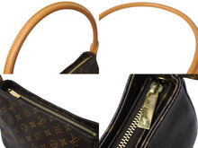 Load image into Gallery viewer, LOUIS VUITTON ルイヴィトン ハンドバッグ ルーピングMM ブラウン M51146 美品 中古 67360