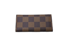 Load image into Gallery viewer, 極美品 LOUIS VUITTON ルイヴィトン ダミエ ミュルティクレ4 キーケース N62631 エベヌ ブラウン ゴールド金具 中古 67366