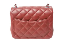 画像をギャラリービューアに読み込む, 極美品 CHANEL シャネル ミニマトラッセ チェーンショルダーバッグ ダークレッド ココマーク 28番台 レザー シルバー金具 中古 67379