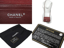 画像をギャラリービューアに読み込む, 極美品 CHANEL シャネル ミニマトラッセ チェーンショルダーバッグ ダークレッド ココマーク 28番台 レザー シルバー金具 中古 67379