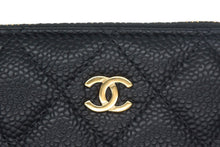 Load image into Gallery viewer, 未使用 CHANEL シャネル マトラッセ コインケース AP0216 キャビアスキン ブラック ゴールド金具 中古 67380