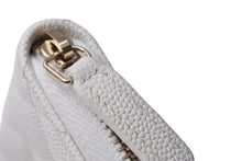 画像をギャラリービューアに読み込む, CHANEL シャネル ジップコインケース 小銭入れ AP0216 キャビアスキン ゴールド金具 ホワイト 美品 中古 67383