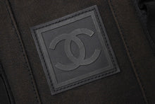 画像をギャラリービューアに読み込む, CHANEL シャネル スポーツライン リュック バックパック ココマーク 8番台 キャンバス カーキ ブラック 良品 中古 67384