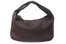 Load image into Gallery viewer, 極美品 BOTTEGAVENETA ボッテガヴェネタ ワンショルダーバッグ イントレチャート 115653-V0013 2040 レザー ダークブラウン 中古 67385