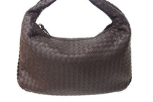 Load image into Gallery viewer, 極美品 BOTTEGAVENETA ボッテガヴェネタ ワンショルダーバッグ イントレチャート 115653-V0013 2040 レザー ダークブラウン 中古 67385