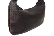 Load image into Gallery viewer, 極美品 BOTTEGAVENETA ボッテガヴェネタ ワンショルダーバッグ イントレチャート 115653-V0013 2040 レザー ダークブラウン 中古 67385