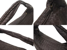 Load image into Gallery viewer, 極美品 BOTTEGAVENETA ボッテガヴェネタ ワンショルダーバッグ イントレチャート 115653-V0013 2040 レザー ダークブラウン 中古 67385