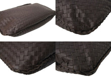 Load image into Gallery viewer, 極美品 BOTTEGAVENETA ボッテガヴェネタ ワンショルダーバッグ イントレチャート 115653-V0013 2040 レザー ダークブラウン 中古 67385