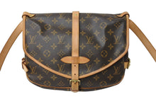 画像をギャラリービューアに読み込む, LOUIS VUITTON ルイヴィトン モノグラム ソミュールMM ショルダーバッグ ブラウン 斜め掛け M40710 美品 中古 67388