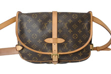 画像をギャラリービューアに読み込む, LOUIS VUITTON ルイヴィトン モノグラム ソミュールMM ショルダーバッグ ブラウン 斜め掛け M40710 美品 中古 67388