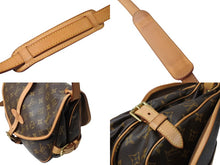 画像をギャラリービューアに読み込む, LOUIS VUITTON ルイヴィトン モノグラム ソミュールMM ショルダーバッグ ブラウン 斜め掛け M40710 美品 中古 67388