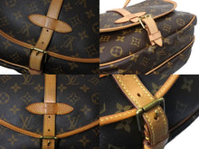 画像をギャラリービューアに読み込む, LOUIS VUITTON ルイヴィトン モノグラム ソミュールMM ショルダーバッグ ブラウン 斜め掛け M40710 美品 中古 67388