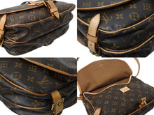 画像をギャラリービューアに読み込む, LOUIS VUITTON ルイヴィトン モノグラム ソミュールMM ショルダーバッグ ブラウン 斜め掛け M40710 美品 中古 67388