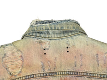 画像をギャラリービューアに読み込む, AMIRI アミリ HOLLYWOOD LOGO ハリウッド ロゴ デニムジャケット Gジャン コットン ブルー マルチカラー サイズM 美品 中古 67392