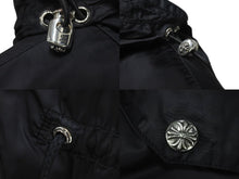 画像をギャラリービューアに読み込む, 新品同様 CHROME HEARTS クロムハーツ U PUDDLES フルパッジ ダガージップ ナイロンモッズコート クロスボール ブラック サイズM 中古 4c073999