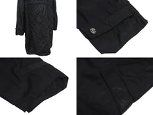 画像をギャラリービューアに読み込む, 新品同様 CHROME HEARTS クロムハーツ U PUDDLES フルパッジ ダガージップ ナイロンモッズコート クロスボール ブラック サイズM 中古 4c073999