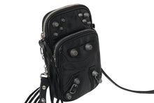 画像をギャラリービューアに読み込む, 極美品 BALENCIAGA バレンシアガ ルカゴール ショルダーバッグ メンズバッグ 742015 ブラック シルバー金具 中古 67401