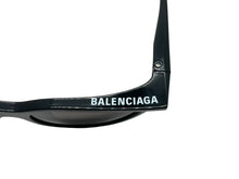 画像をギャラリービューアに読み込む, 極美品 BALENCIAGA バレンシアガ サングラス サイズ56□19-140 キャットアイ BB0101S ブラック アセテート 中古 67403
