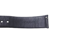 Load image into Gallery viewer, CHANEL シャネル ボーイフレンド用 時計ベルト ブラック カーフスキン 純正 小物 美品 中古 4c067412