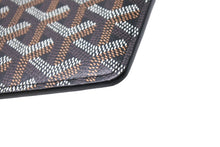 Load image into Gallery viewer, 極美品 GOYARD ゴヤール インサートルイーズ カードケース INSLOUMMLTY01CL01P レザー PVC ブラック ヘリンボーン 中古 67415