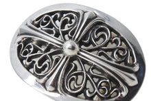Load image into Gallery viewer, CHROME HEARTS クロムハーツ BUCKL OVAL CROSS1.5 1.5クラシック オーバルクロス バックル スターリングシルバー 美品 中古 67418