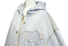 画像をギャラリービューアに読み込む, LOUIS VUITTON ルイヴィトン × NBA コラボ ジップスルーフーディ ブルゾン ジャケット 52 RM212 UZD HLA01W 美品 中古 67427