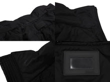 画像をギャラリービューアに読み込む, PRADA プラダ パファーダウンジャケット Re Nylon トライアングルロゴ SGN955 S 191 1WQ9 ブラック 44 フード欠品 美品 中古 67428