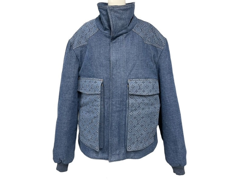 LOUIS VUITTON 23SS モノグラム パデッド デニムジャケット LOUIS VUITTON（ルイ・ヴィトン） 23SS モノグラムパデッド デニム