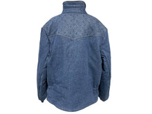 画像をギャラリービューアに読み込む, LOUISVUITTON ルイヴィトン モノグラム パデッド パファー デニムジャケット インディゴ ブルー 23SS サイズ52 美品 中古 67429