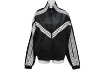 画像をギャラリービューアに読み込む, 極美品 LouisVuitton ルイヴィトン トラックジャケット LVロゴ ダミエライン 22SS RM221 185 HML61E ラムスキン ブラック S 中古 67430