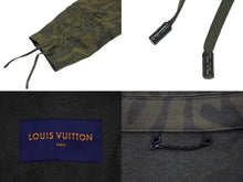 画像をギャラリービューアに読み込む, 新品未使用 LOUIS VUITTON ルイヴィトン レース ウール オーバーシャツ ミリタリー ジャケット サイズ50 RM231M S70 HOB02E グリーン 中古 67431