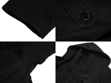 Load image into Gallery viewer, COMOLI コモリ フーデッドコート ロングコート コットン ポリエステル ブラック サイズ2 美品 中古 67434