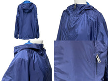 画像をギャラリービューアに読み込む, PRADA プラダ ジャケット リバーシブル SGH058 トライアングルロゴ ナイロン サイズ50 シルバー金具 パープル ブルー 美品 中古 67435