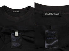 画像をギャラリービューアに読み込む, BALENCIAGA バレンシアガ SPEEDHUNTERS スピードハンターズプリントTシャツ 612966 コットン ブラック サイズXS 良品 中古 67437