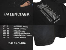 画像をギャラリービューアに読み込む, BALENCIAGA バレンシアガ SPEEDHUNTERS スピードハンターズプリントTシャツ 612966 コットン ブラック サイズXS 良品 中古 67437